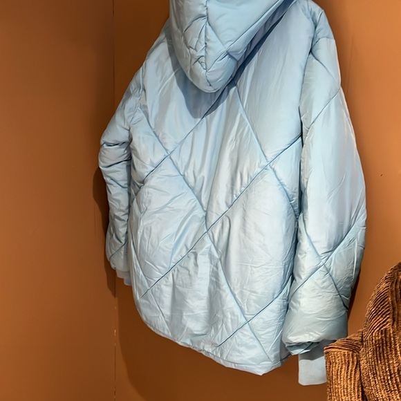 Free People Emmy Swing Puffer Jacket in Capri Blue SZ L - Picture 4 of 16